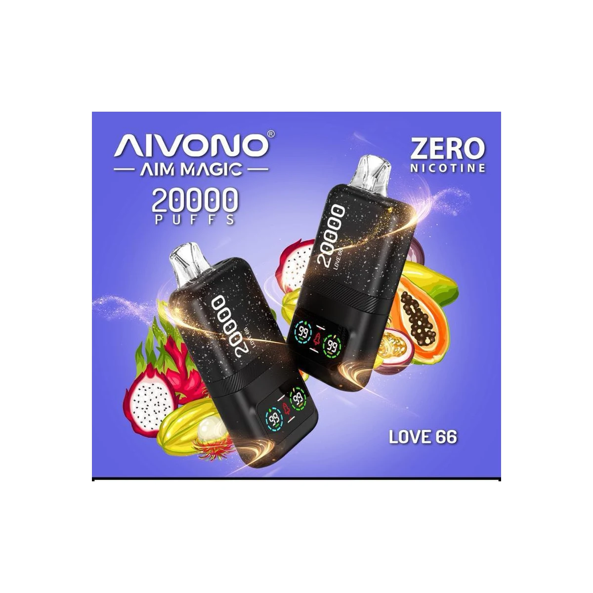 Aivono TC Bar 20000 Puffs 0mg Nicotine-Free Disposable Vape