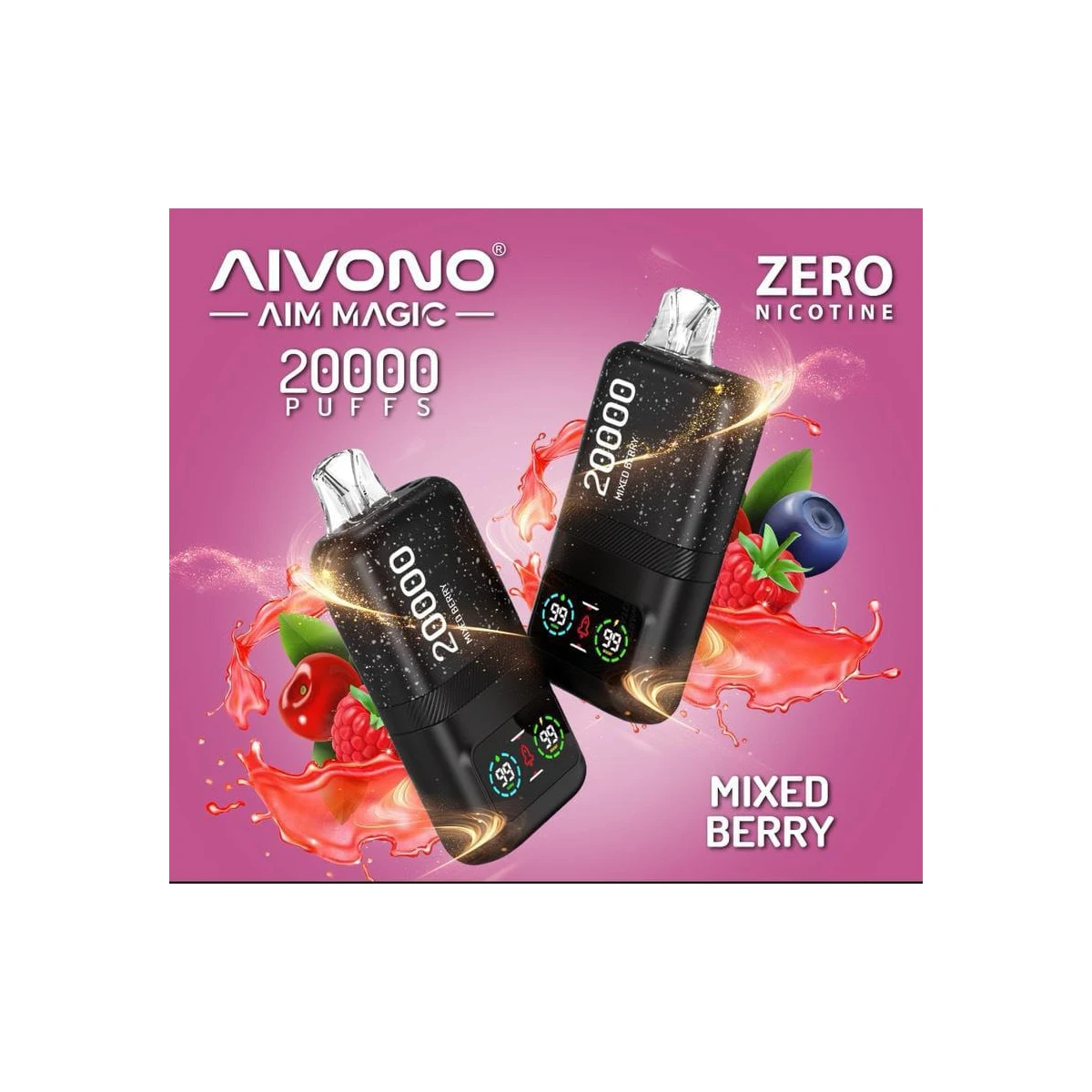 Aivono TC Bar 20000 Puffs 0mg Nicotine-Free Disposable Vape