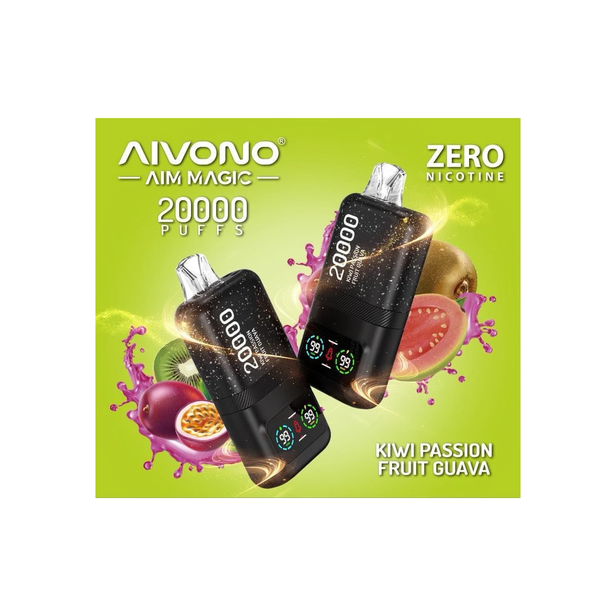 Aivono TC Bar 20000 Puffs 0mg Nicotine-Free Disposable Vape