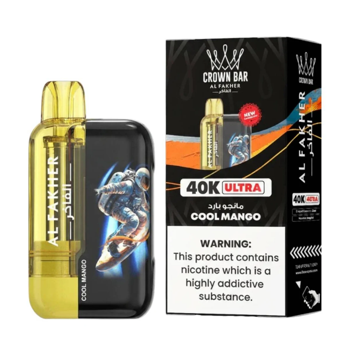 Al Fakher Crown Bar Ultra 40000 Puffs Disposable Vape