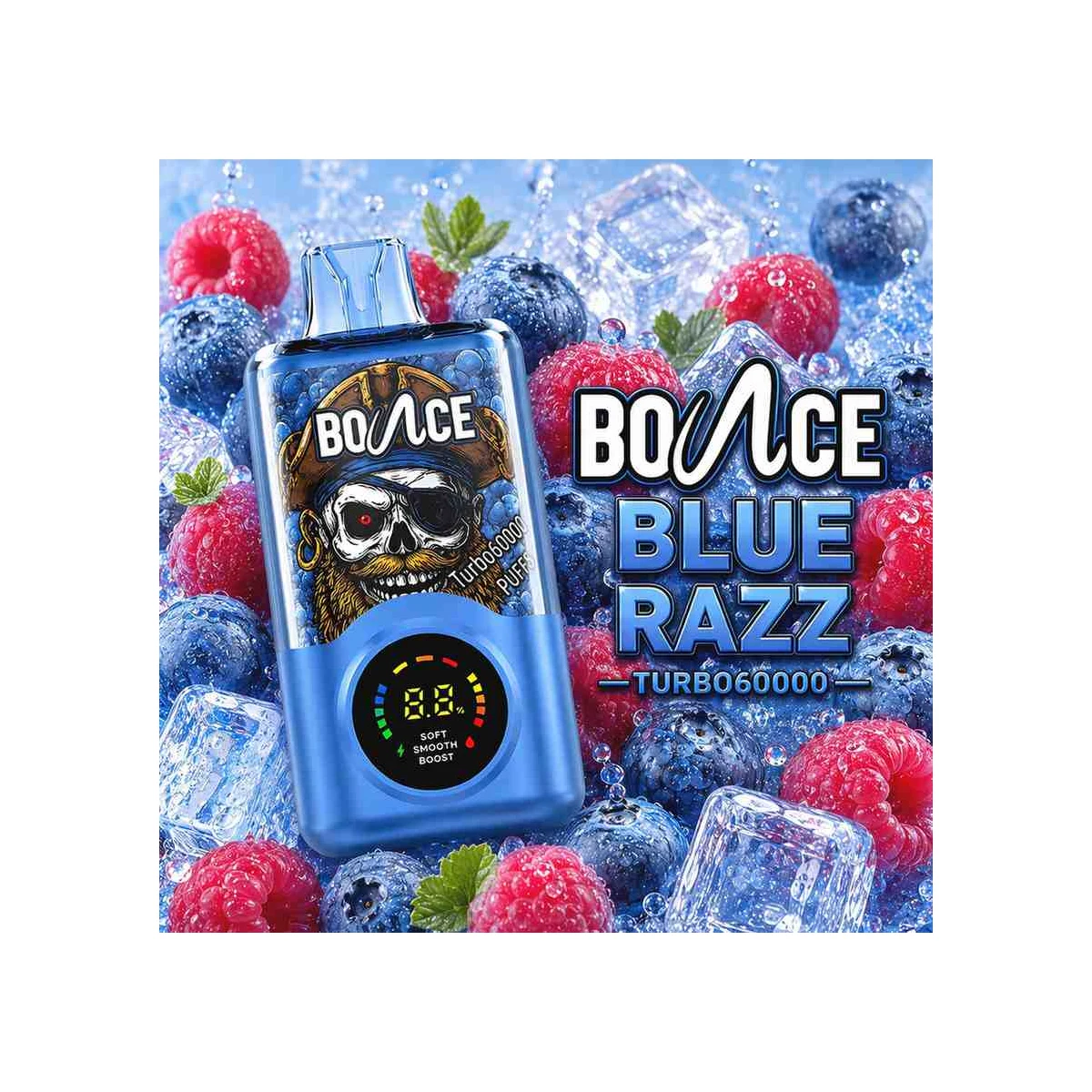 Bounce Turbo 60K Disposable Vape - 20mg, 3 Output Modes