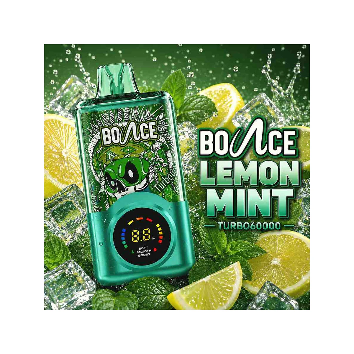 Bounce Turbo 60K Disposable Vape - 20mg, 3 Output Modes