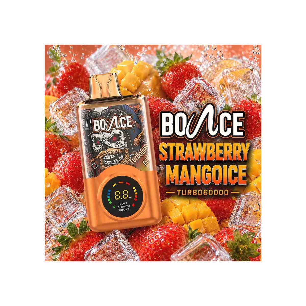 Bounce Turbo 60K Disposable Vape - 20mg, 3 Output Modes