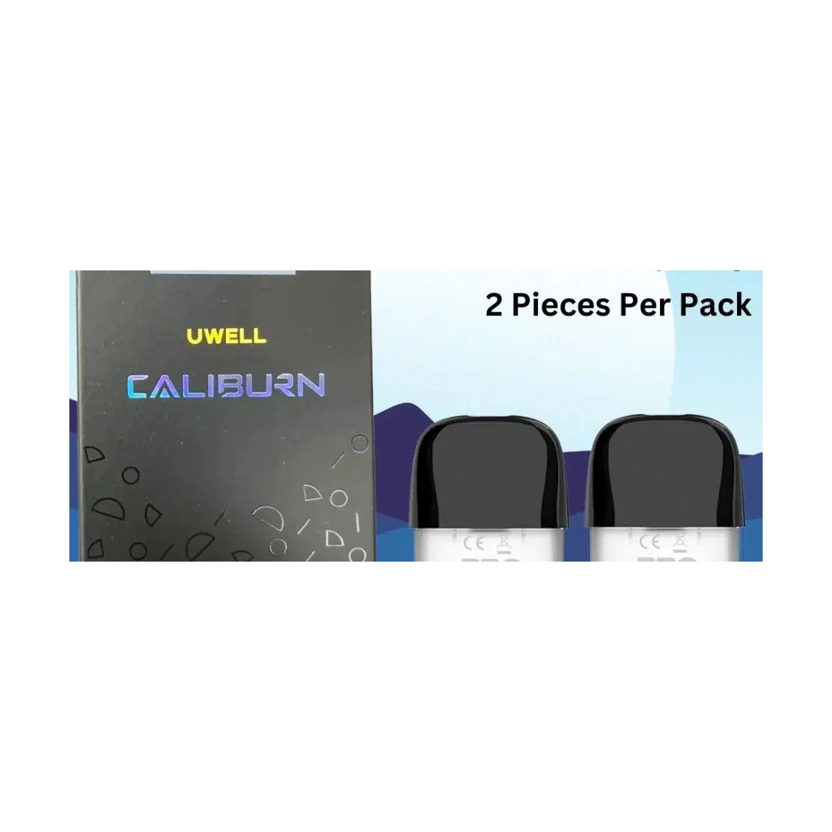 Uwell Caliburn X Empty Pod Cartridge – 3ml Pack of 2