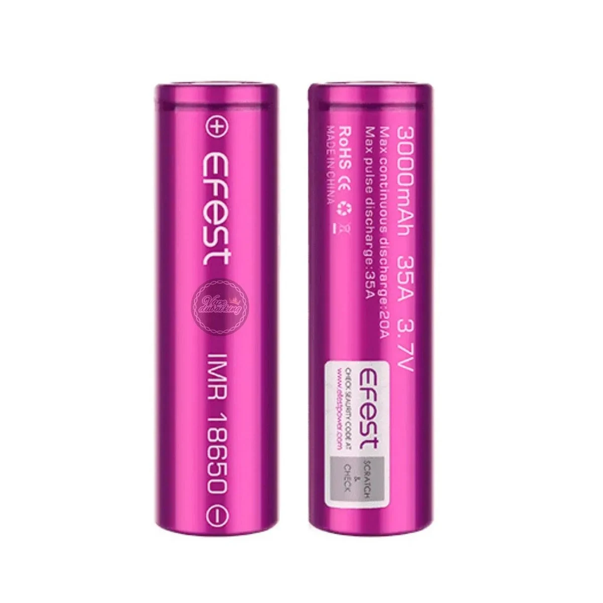 Efest 18650 3000mAh 35A LiMn Rechargeable Battery