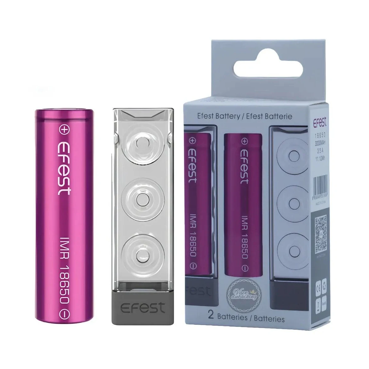 Efest 18650 3000mAh 35A LiMn Rechargeable Battery