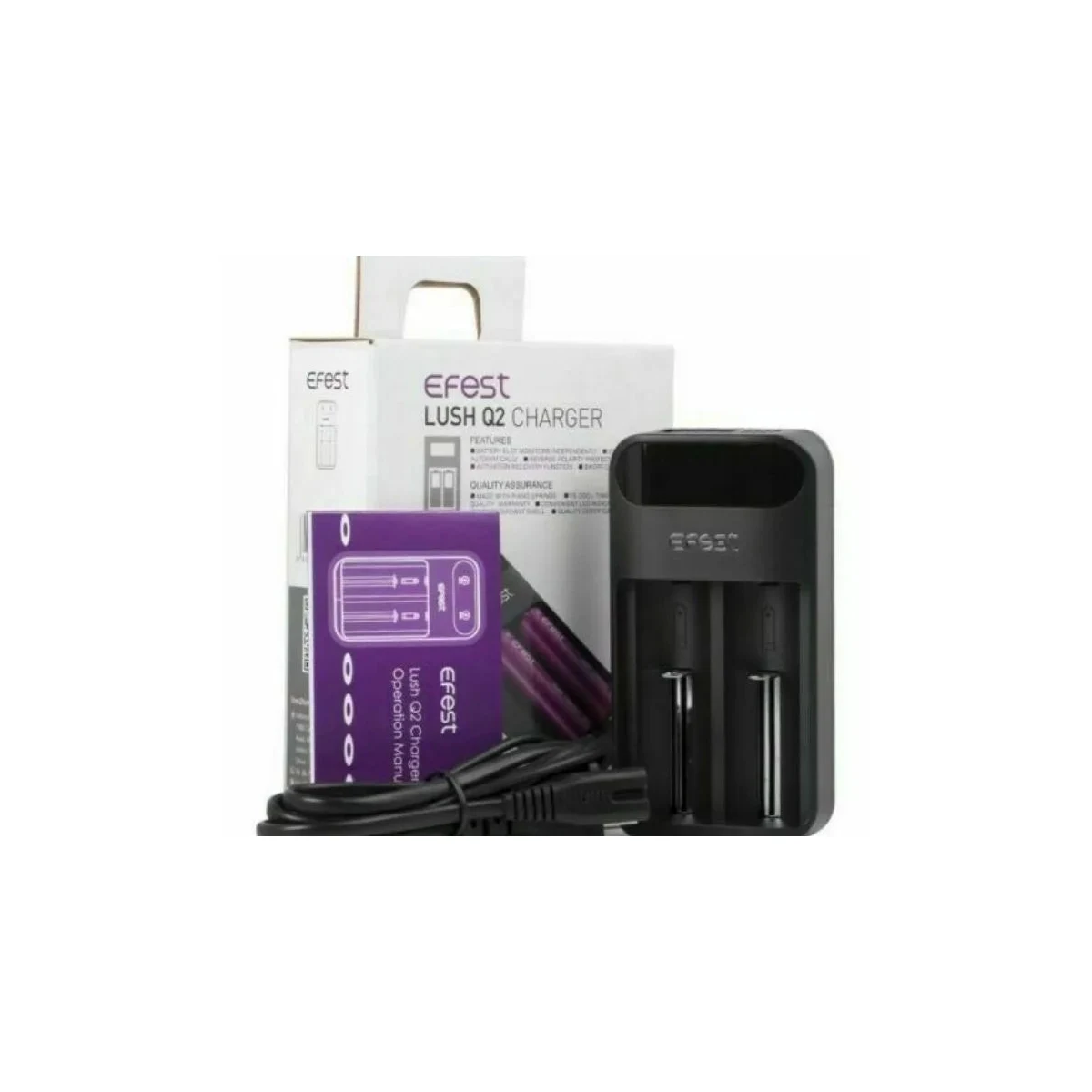 Efest Lush Q2 Dual-Slot Fast Charging Battery Charger