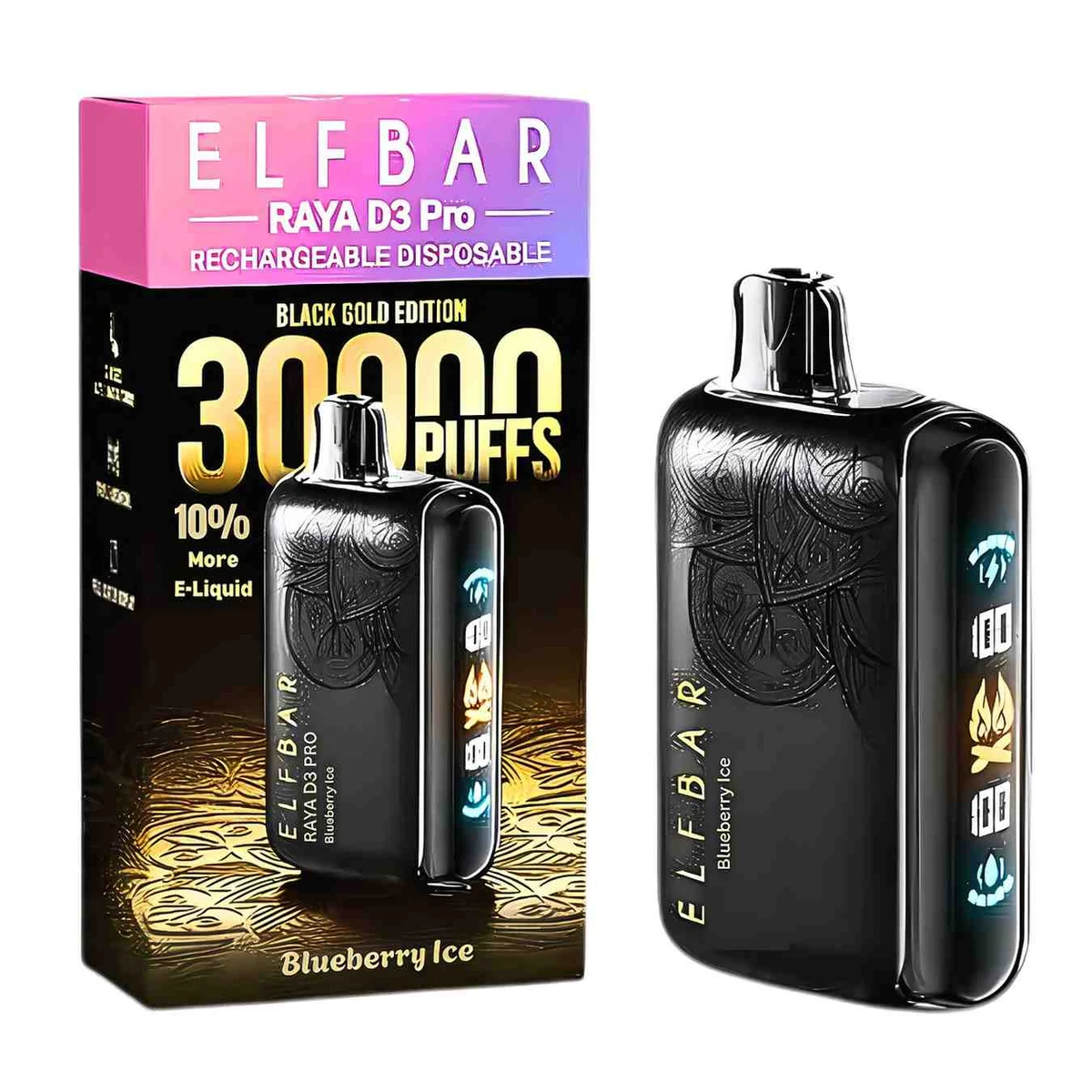 Elf Bar Raya D3 Pro 30000 Puffs Disposable Vape 50mg