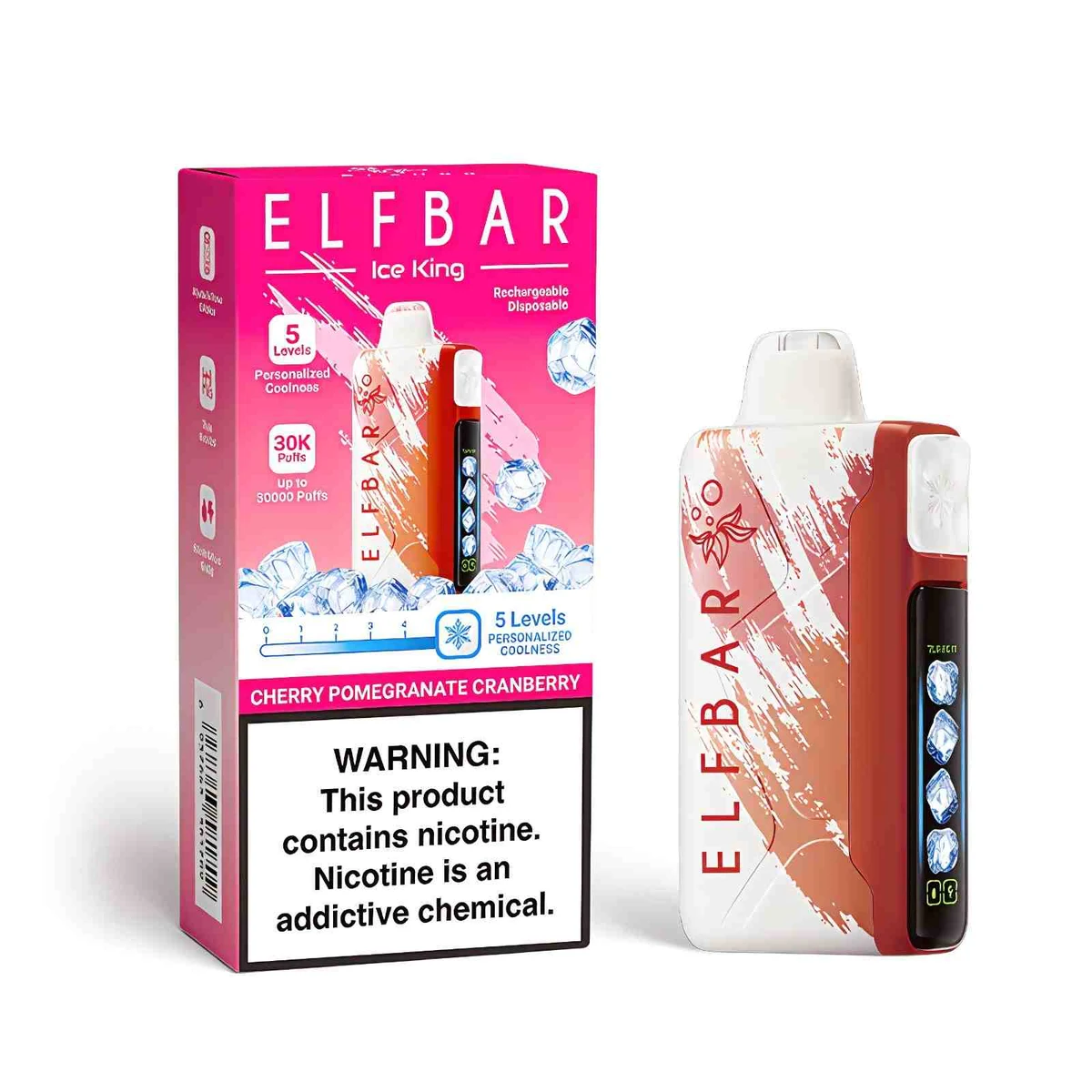 Elf Bar Ice King 30000 Puffs Disposable Vape – 50mg