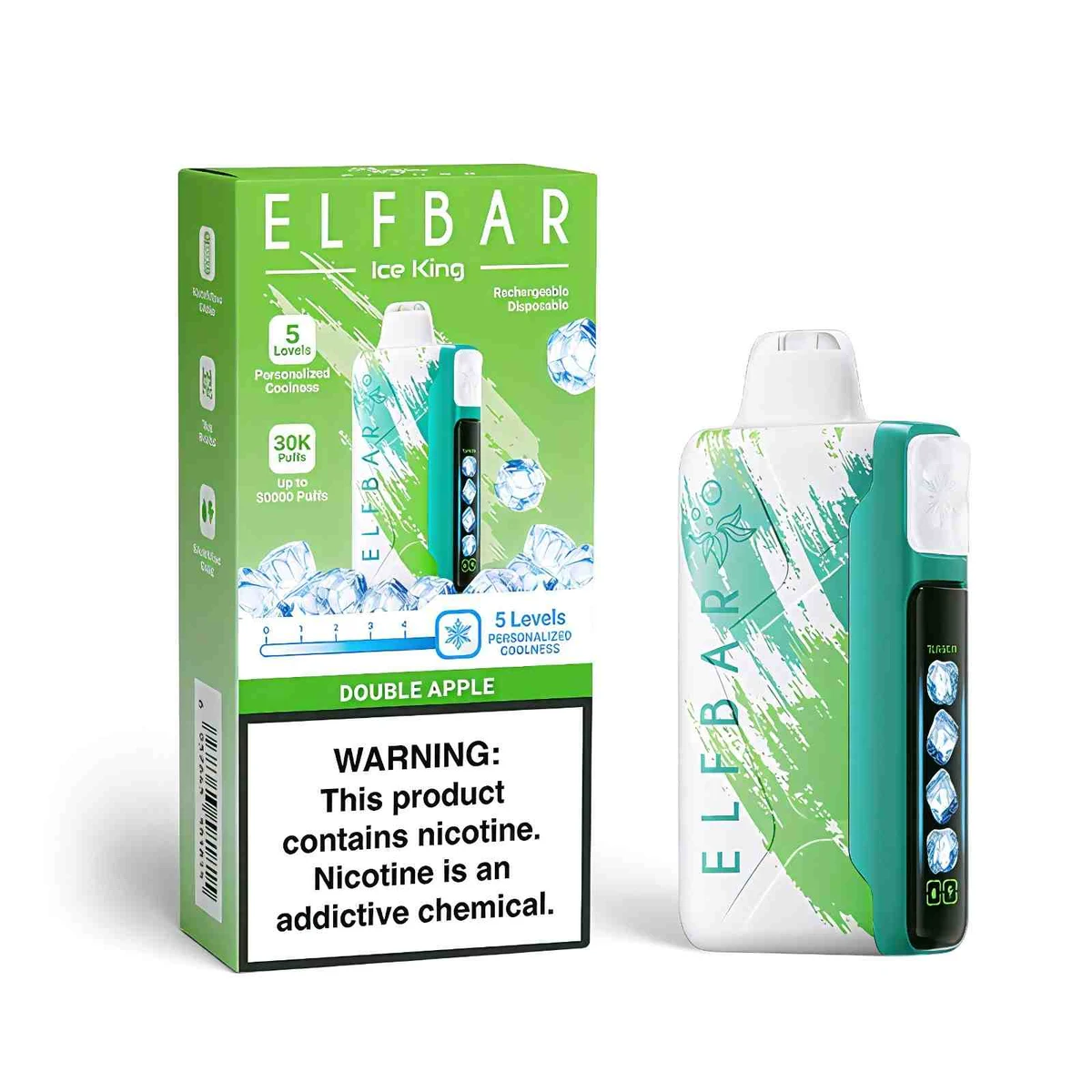 Elf Bar Ice King 30000 Puffs Disposable Vape – 50mg