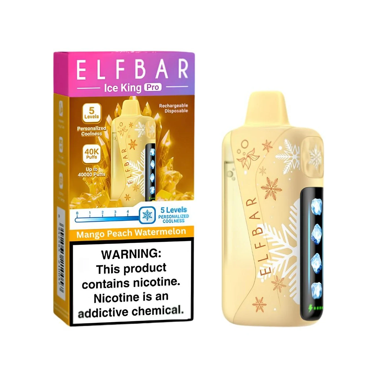 Elf Bar Ice King Pro 40000 Puffs Quad Mesh Vape