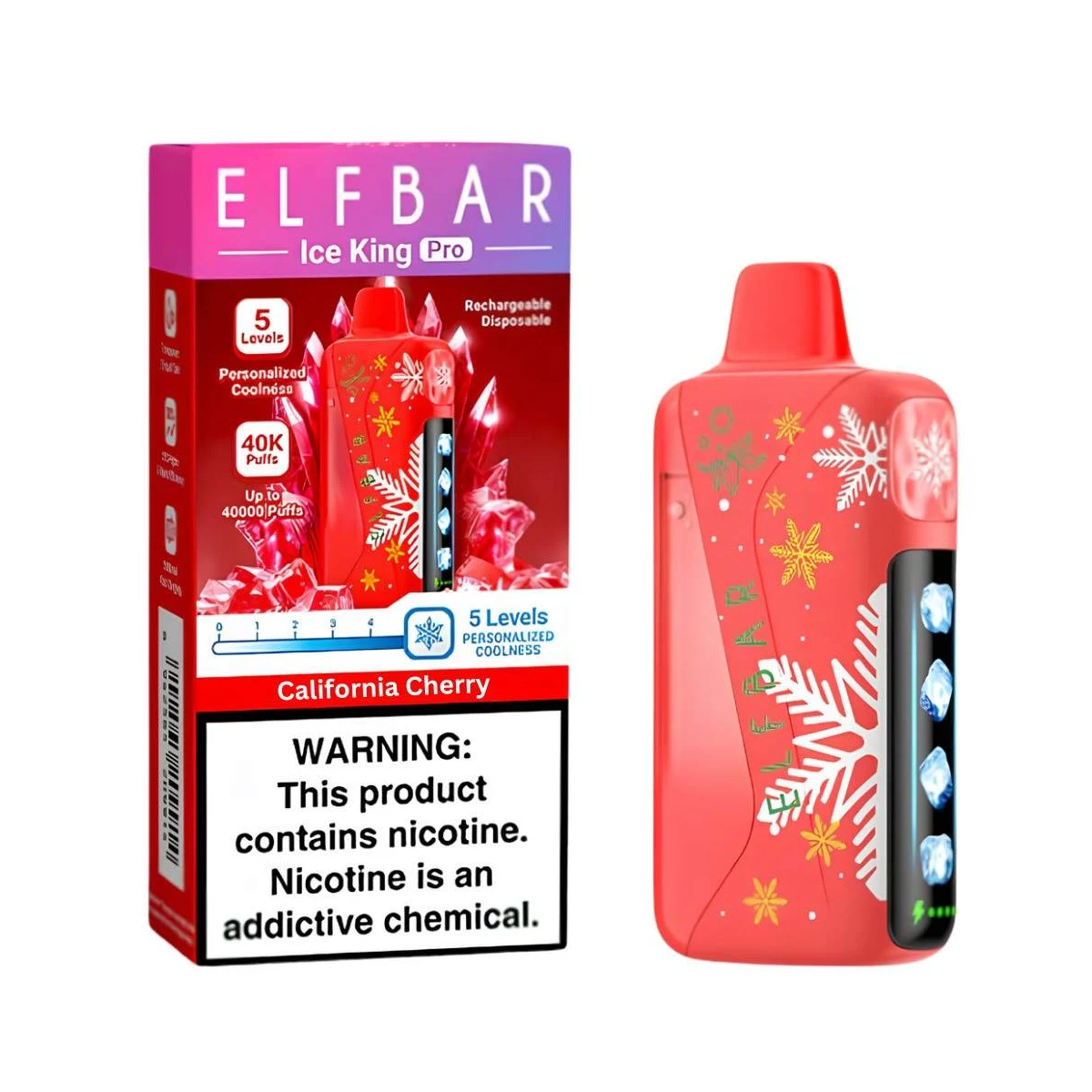 Elf Bar Ice King Pro 40000 Puffs Quad Mesh Vape