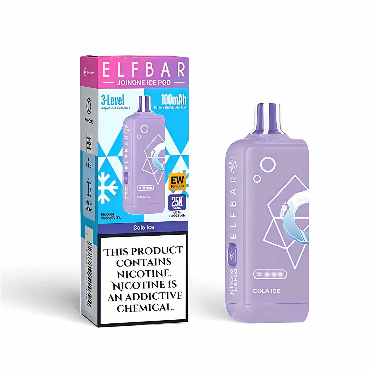Elf Bar JoinOne Ice 25000 Puffs Prefilled Pod 50mg
