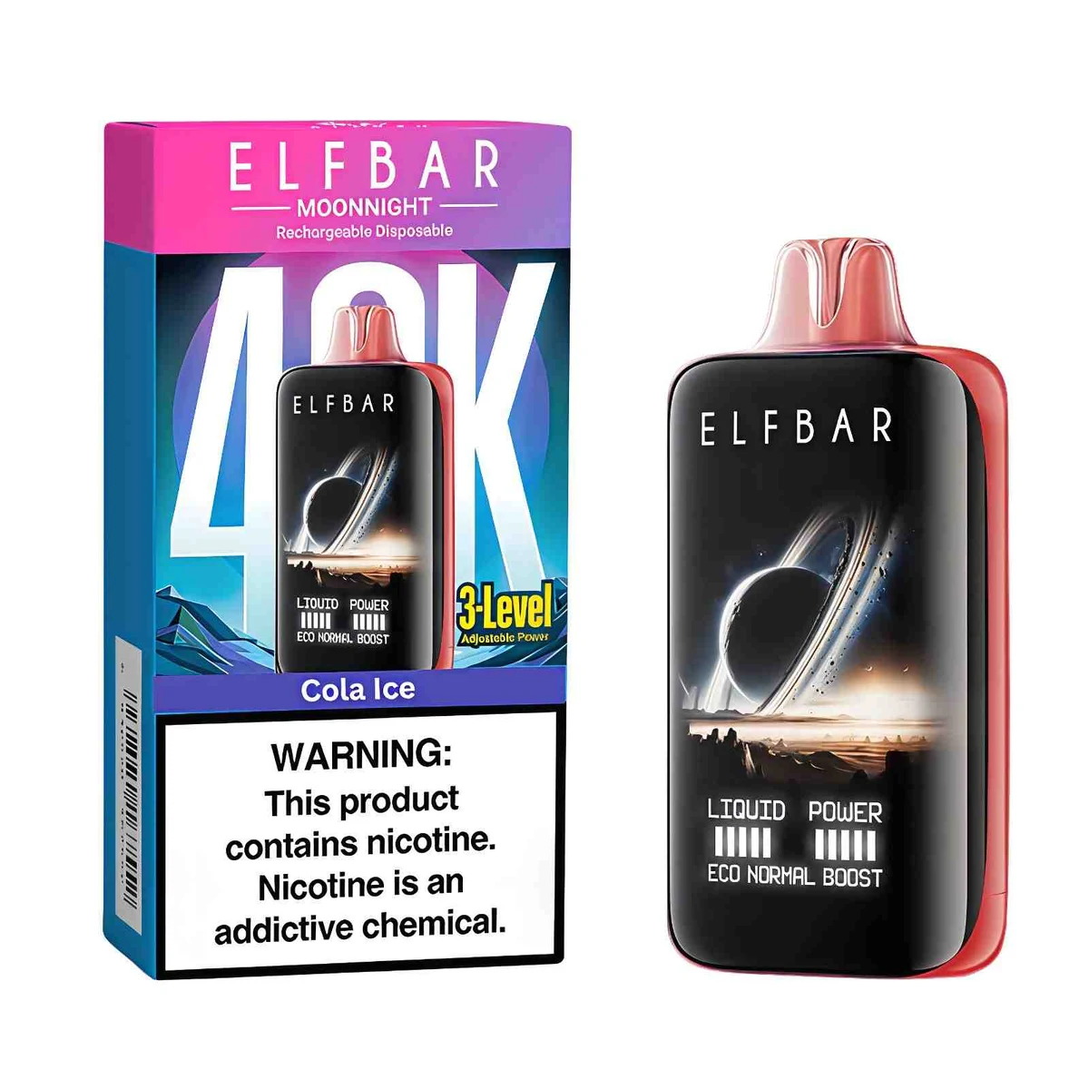 Elf Bar Moon Night 40000 Puffs Disposable Vape 50mg
