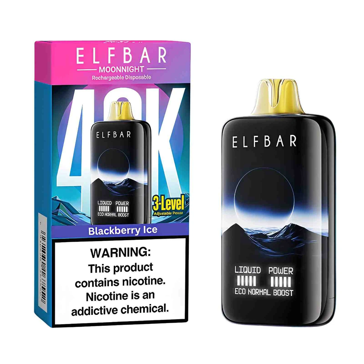 Elf Bar Moon Night 40000 Puffs Disposable Vape 50mg
