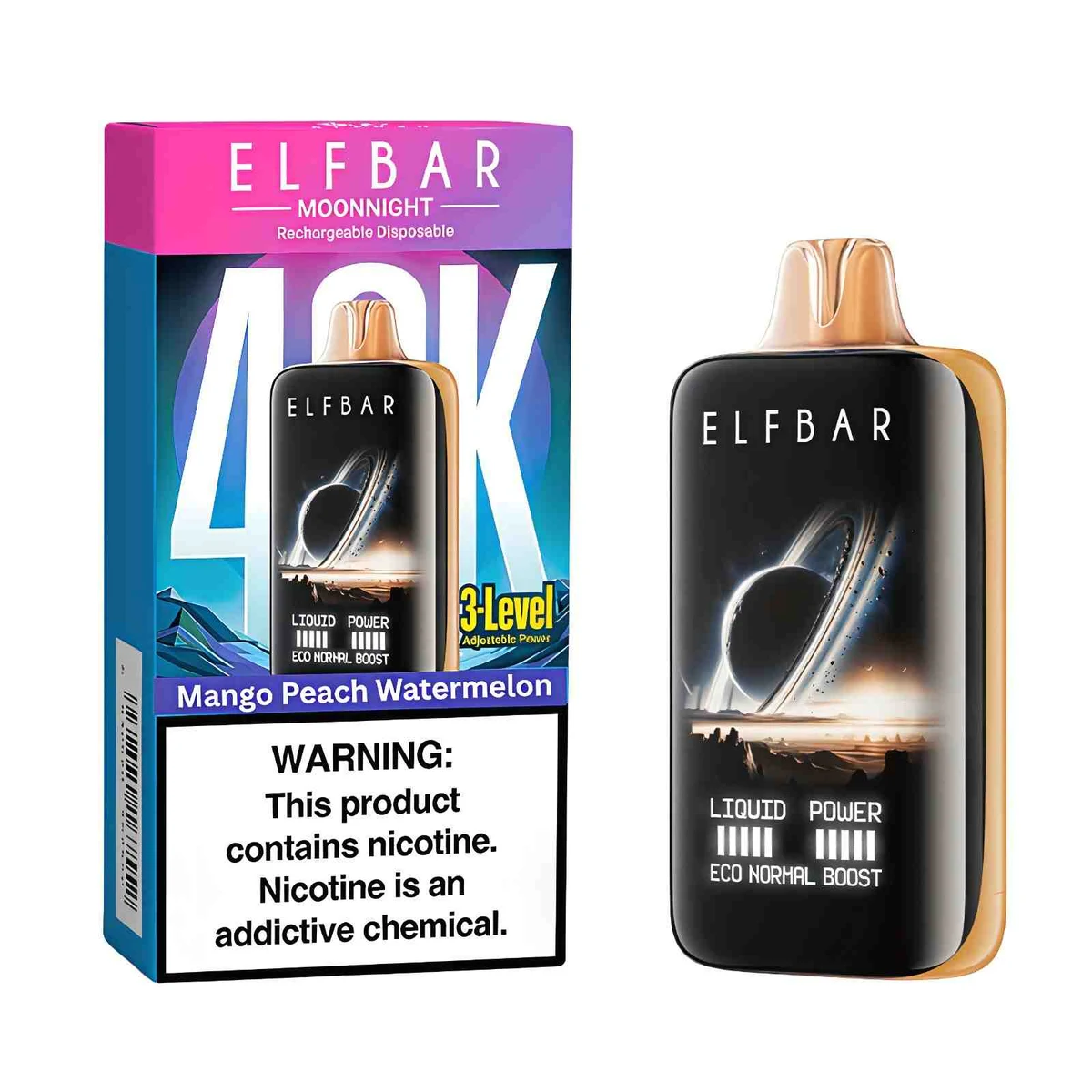 Elf Bar Moon Night 40000 Puffs Disposable Vape 50mg