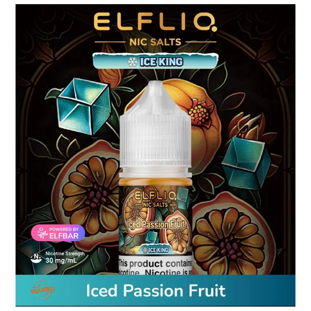 Elfliq Saltnic E-Liquid by Elf Bar - 30ml 30mg
