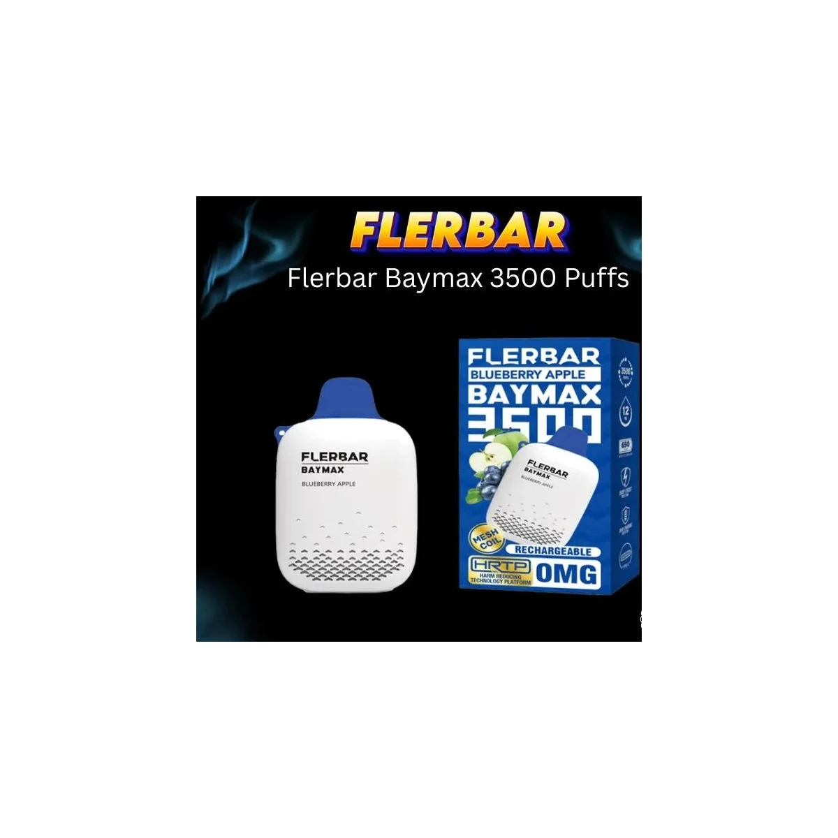 Flerbar 3500 Puffs Zero Nicotine Disposable Vape 12ml