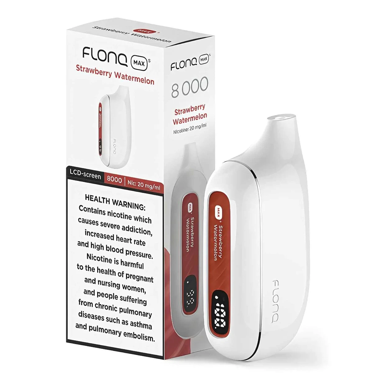 Flonq Max S 8000 Puffs Disposable Vape with LCD Display