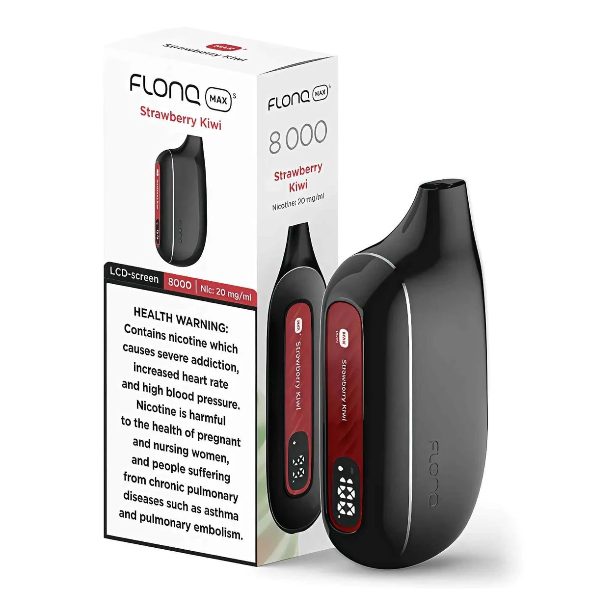 Flonq Max S 8000 Puffs Disposable Vape with LCD Display