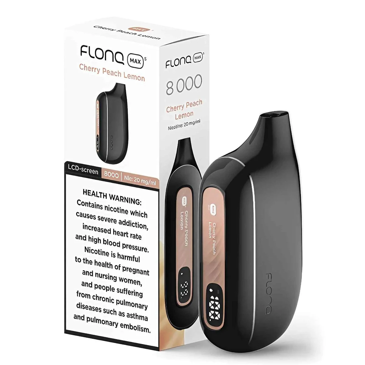 Flonq Max S 8000 Puffs Disposable Vape with LCD Display