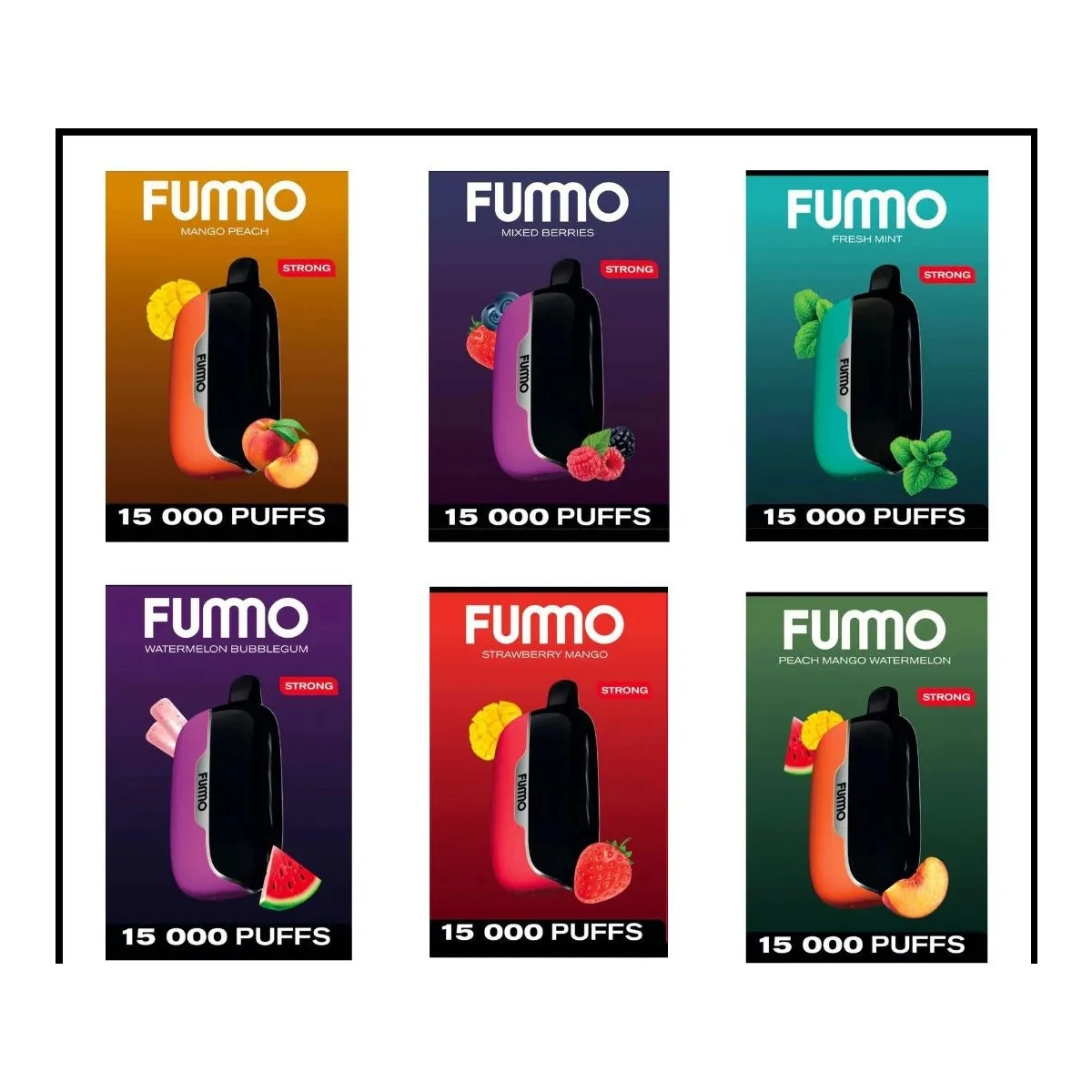 Fummo Power 15000 Puffs Disposable Vape - 20mg Salt Nic
