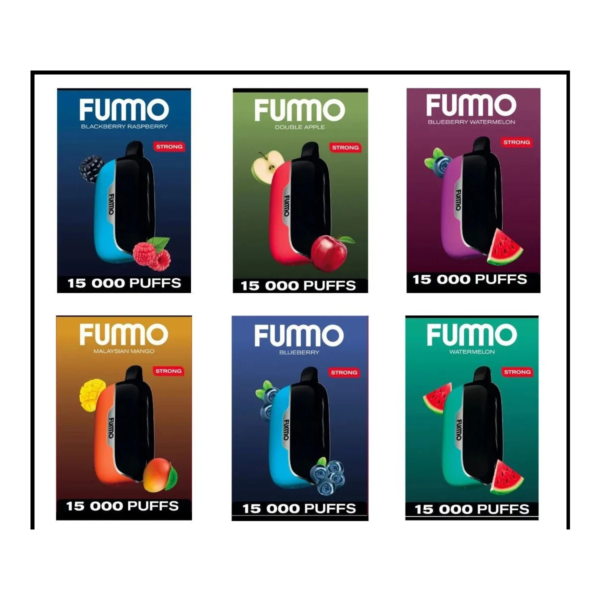Fummo Power 15000 Puffs Disposable Vape - 20mg Salt Nic