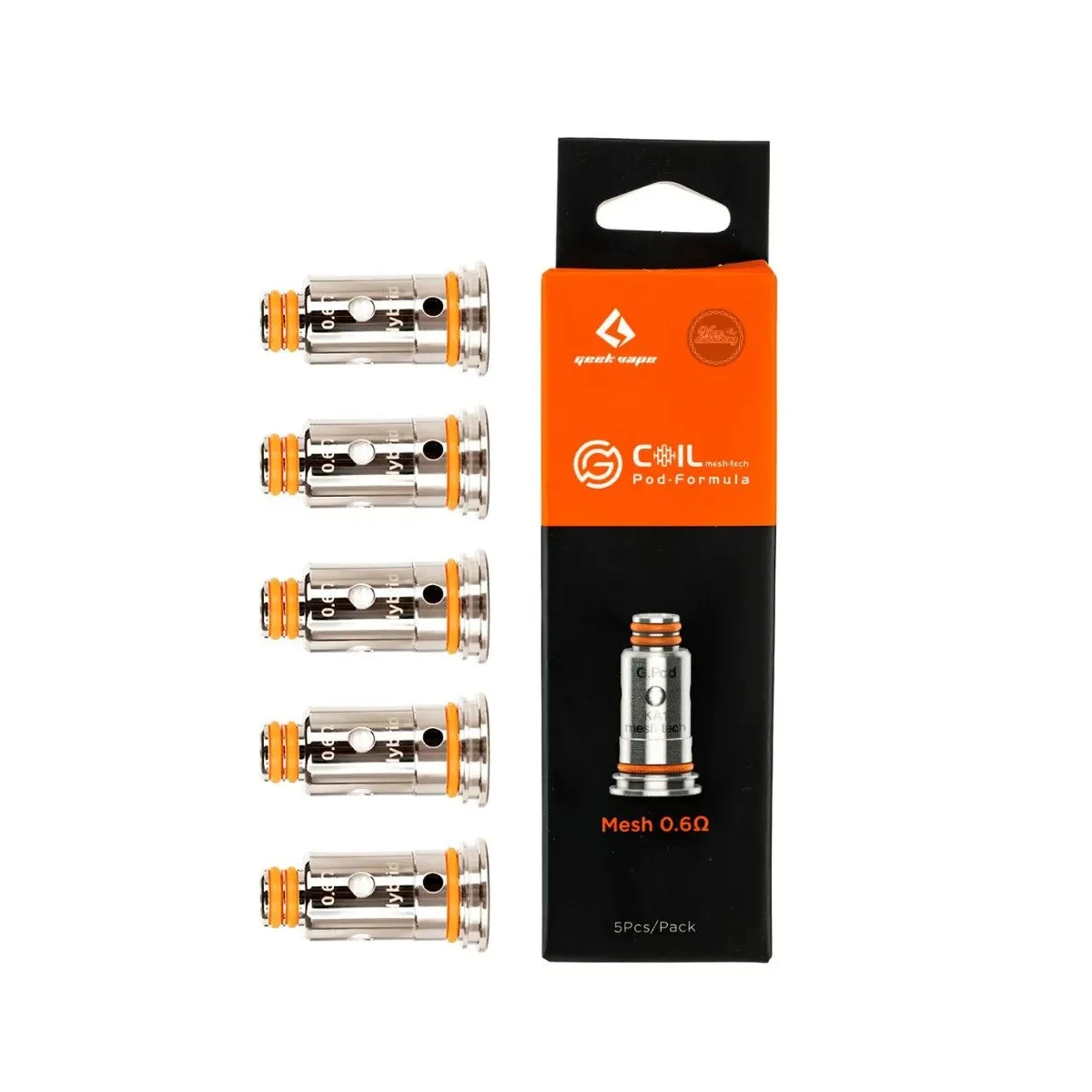 GeekVape G Mesh Replacement Coils – MTL Pod Coils, 5-Pack