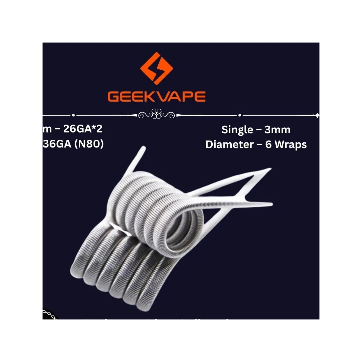 GeekVape 6-in-1 Coil Pack โ 20 Pre-Built RDA Coils