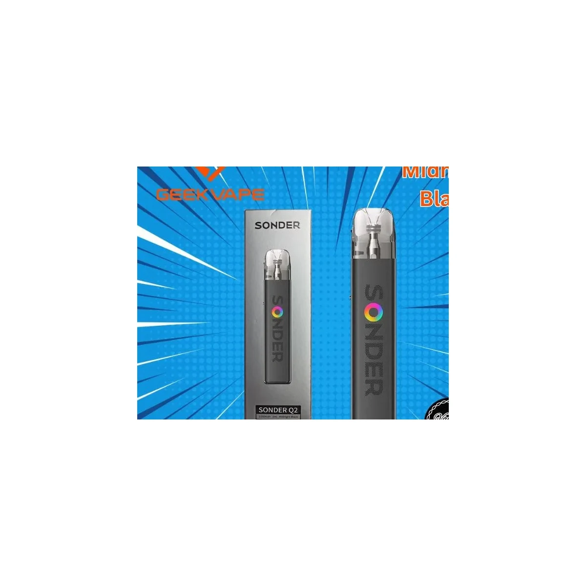 GeekVape Sonder Q2 Pod Kit - 1350mAh Adjustable Airflow