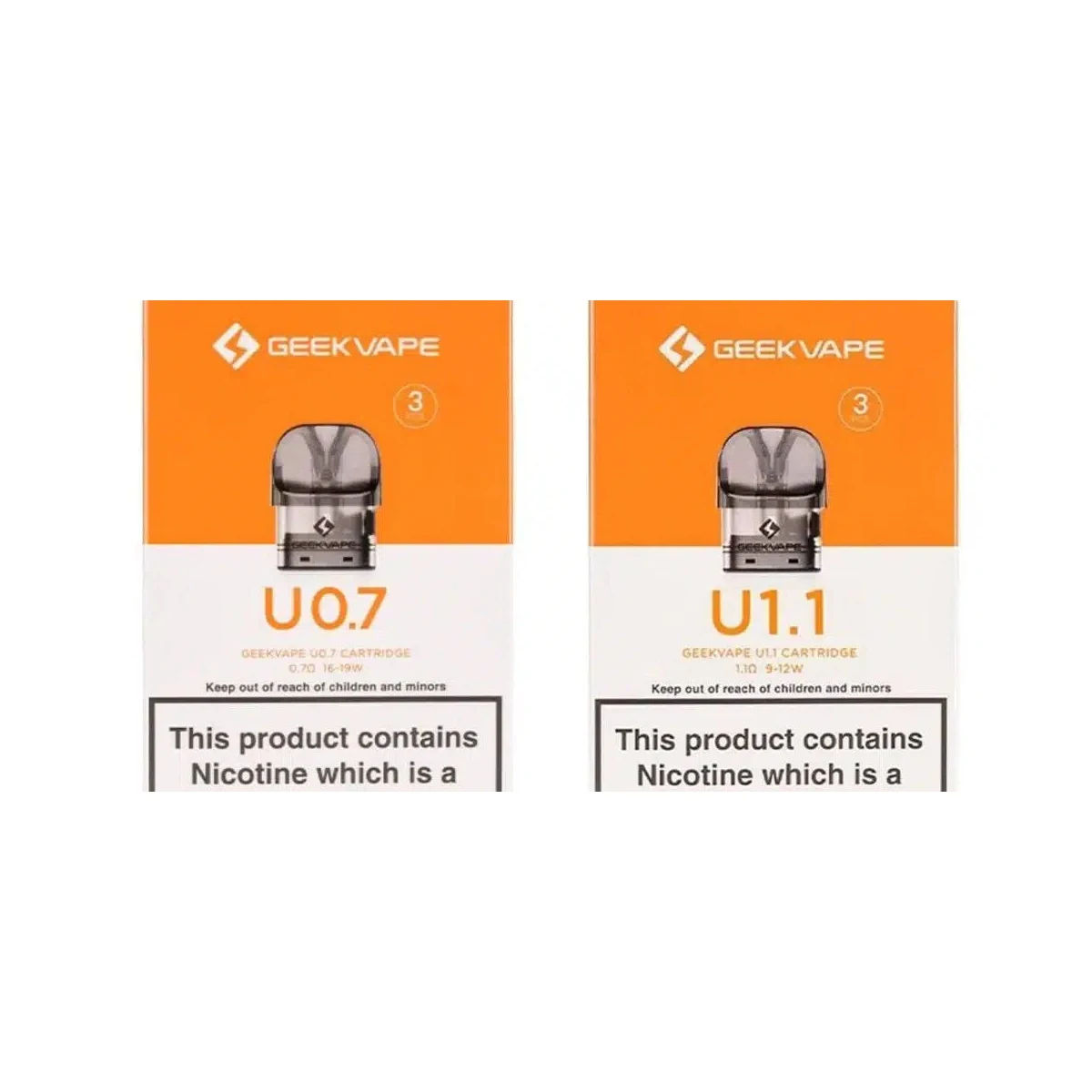 GeekVape U Pod Cartridge - 2ml MTL Replacement Vape Pod