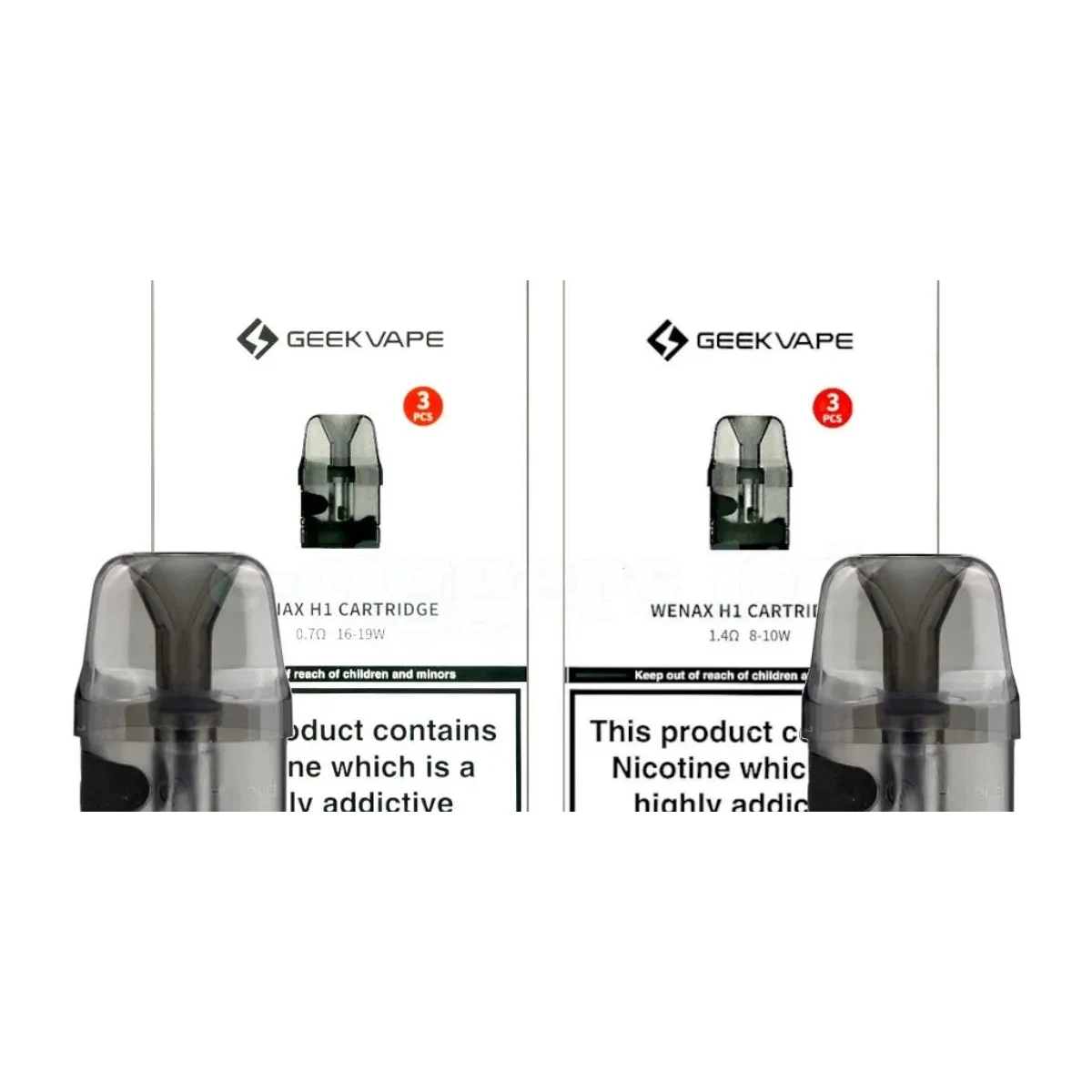 GeekVape Wenax H1 Cartridge – 2.5ml Replacement Pods