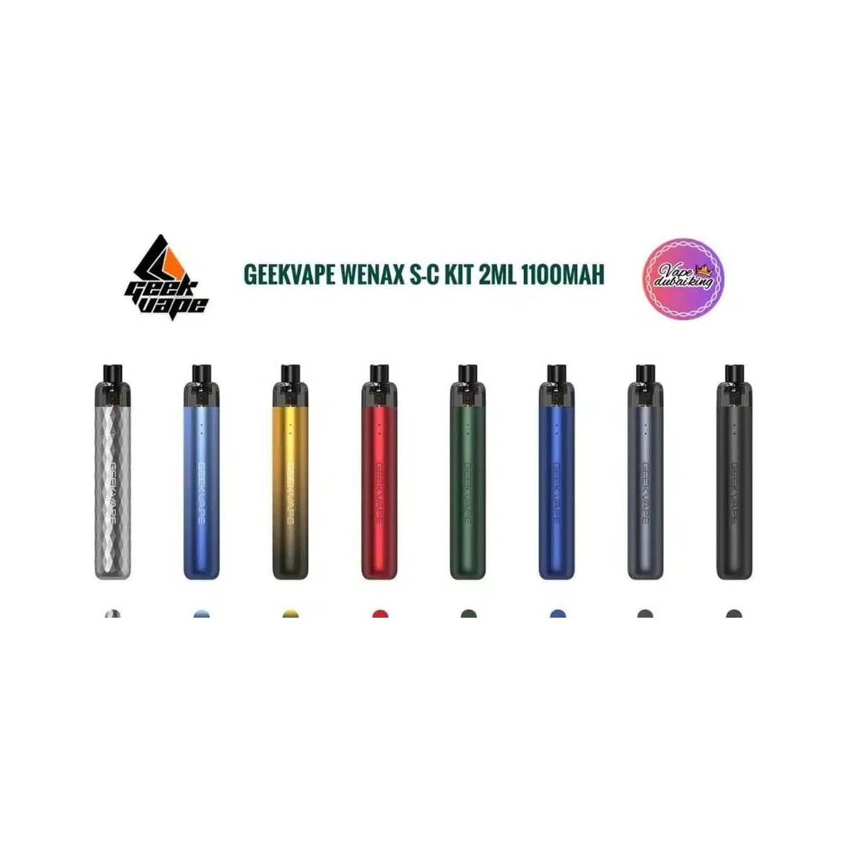 GeekVape Wenax SC Pod System, 1100mAh MTL Vape Kit