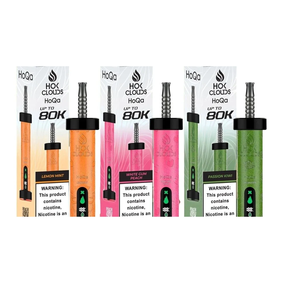 HoQa Hok Clouds 80000 Puffs 5mg Hookah Disposable