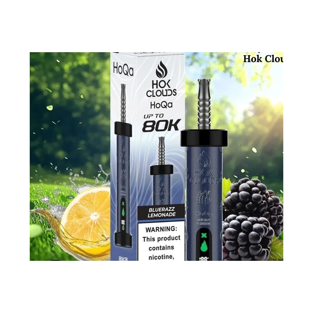 HoQa Hok Clouds 80000 Puffs 5mg Hookah Disposable