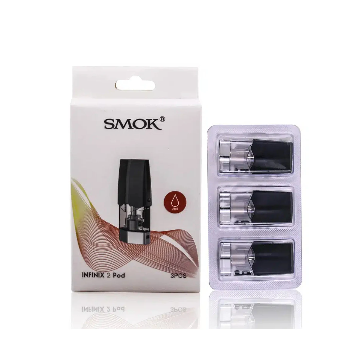 SMOK Infinix 2 Replacement Pod Cartridges 1.4Ω Dual Coil