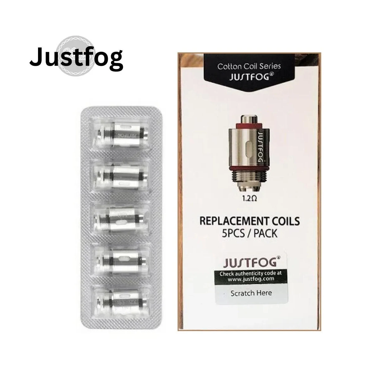 Justfog Q16 Replacement Coils 5-Pack 6-12W MTL Pod Coil