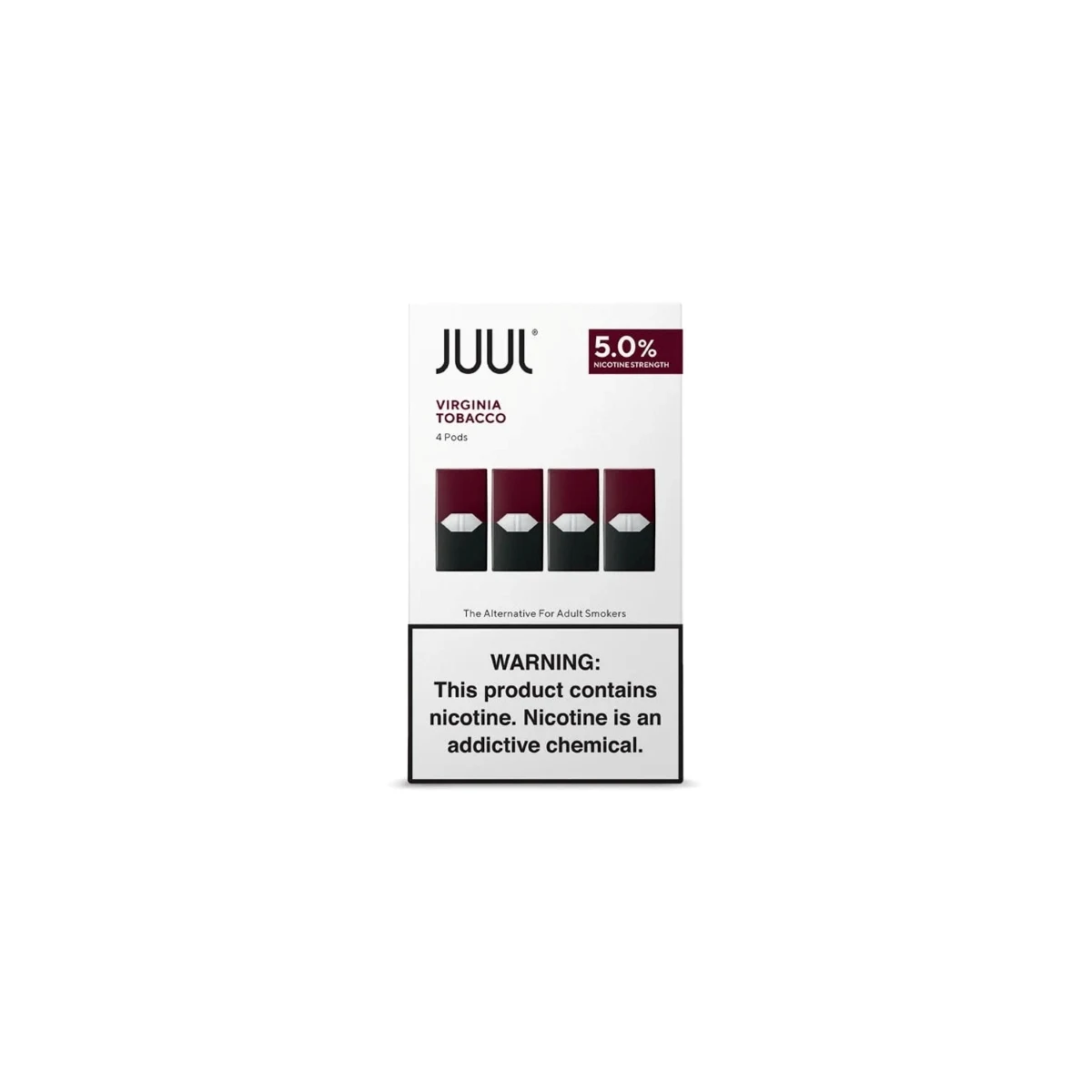 Juul Pods Virginia Tobacco 5% Nicotine Salt 4-Pack