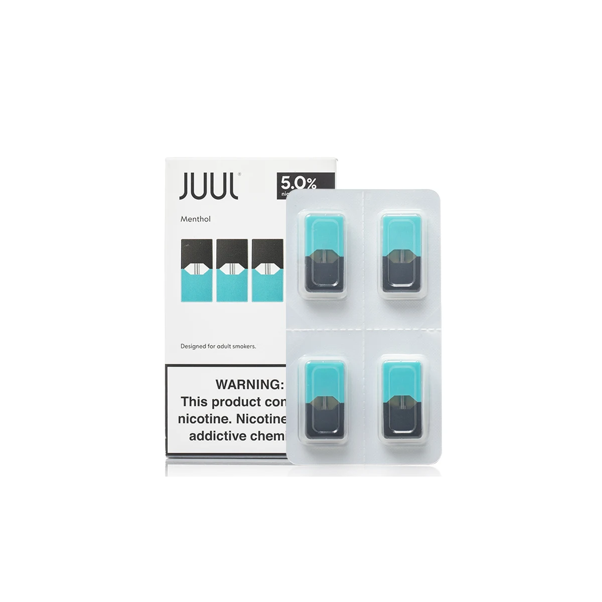 JUUL Menthol Pods 4-Pack – 0.7ml Nicotine Salt Refills