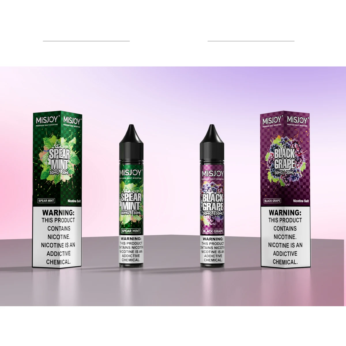 Misjoy Salt Nicotine 30mg E-Liquid - 30mL Pod Juice