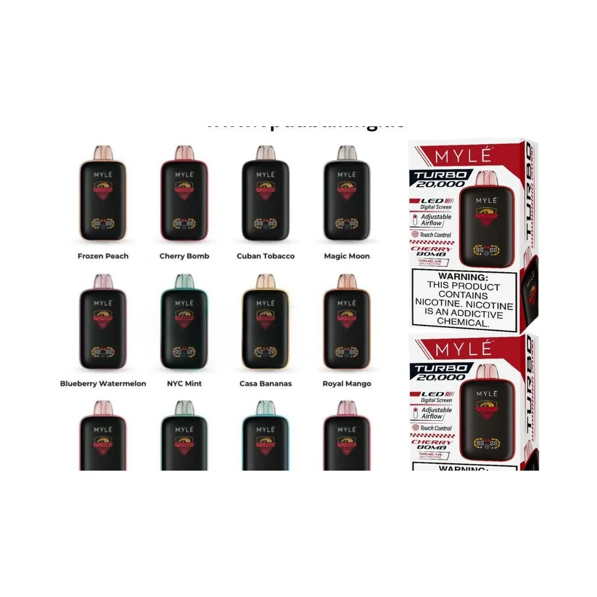 Myle Turbo 20000 Puffs Disposable Vape 850mAh 50mg