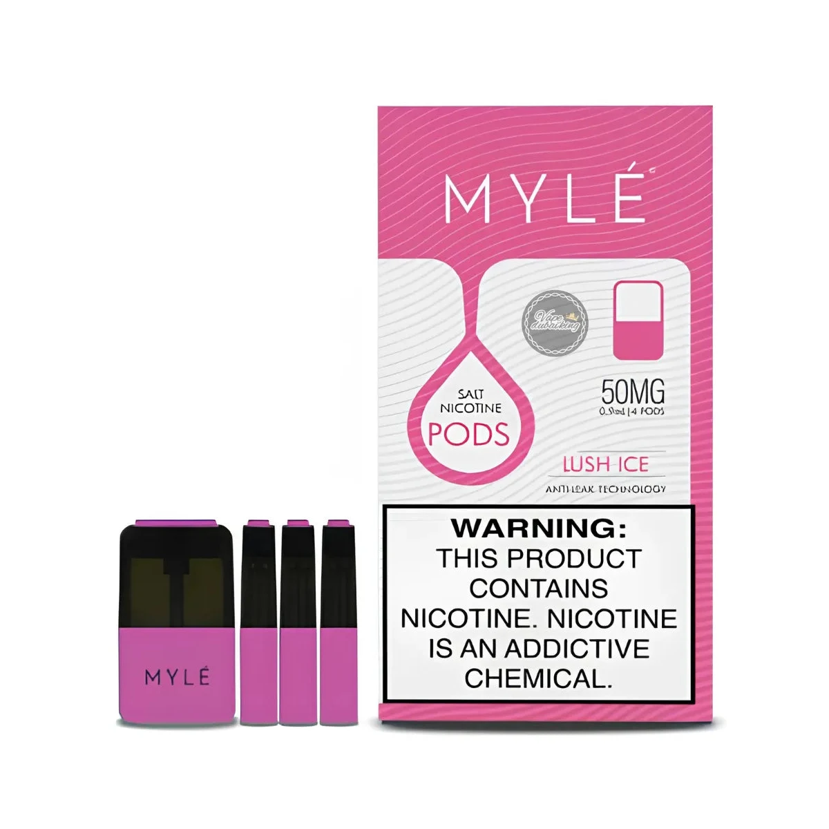 Myle V4 Lush Ice Pods 50mg – 4-Pack Salt Nicotine
