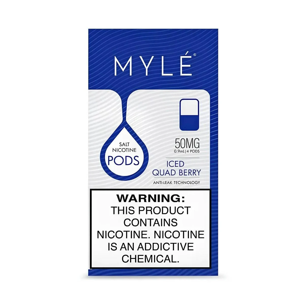Myle V4 Iced Quad Berry Pods 50mg – 4-Pack Salt Nic