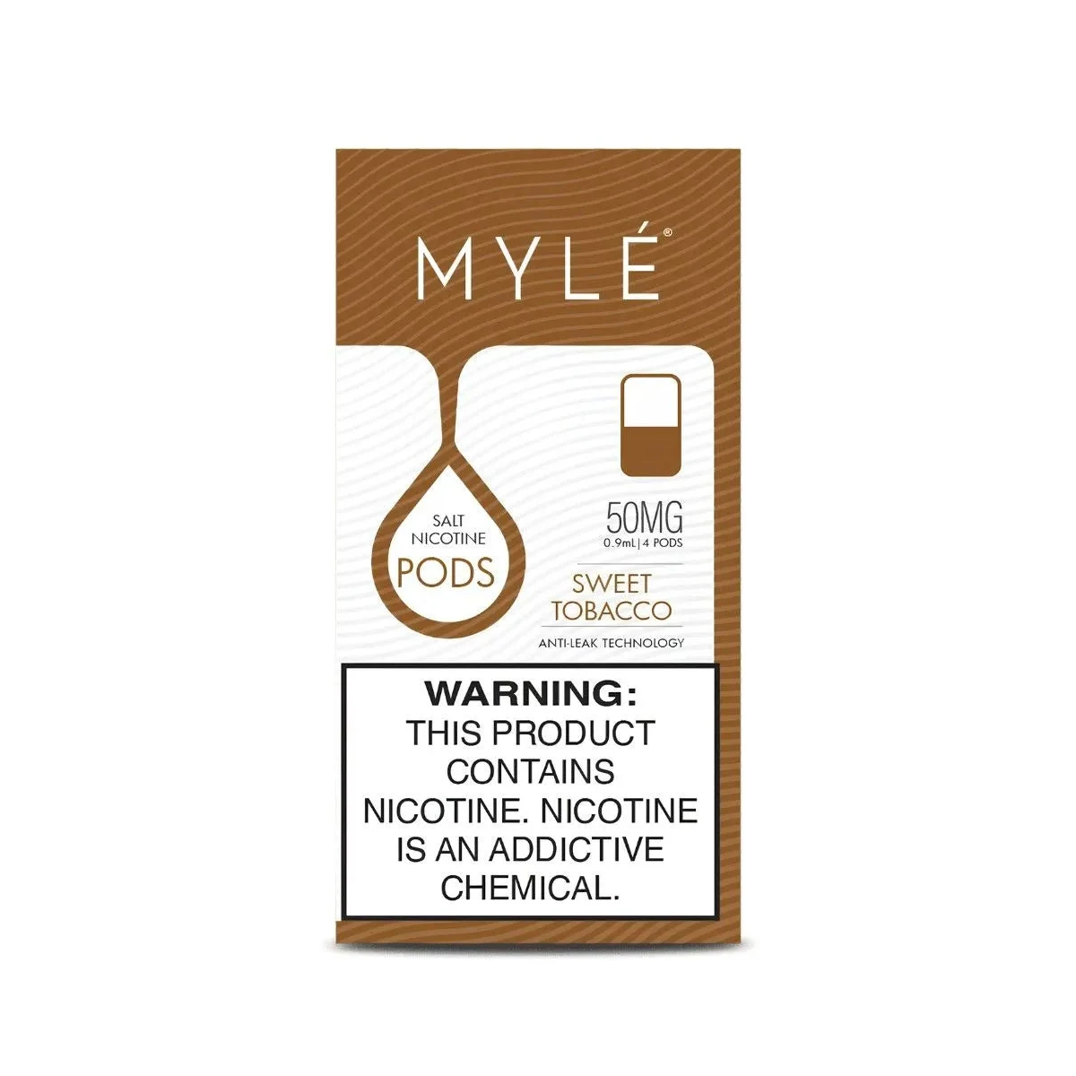 Myle V4 Sweet Tobacco Pods 50mg – 4-Pack Salt Nic