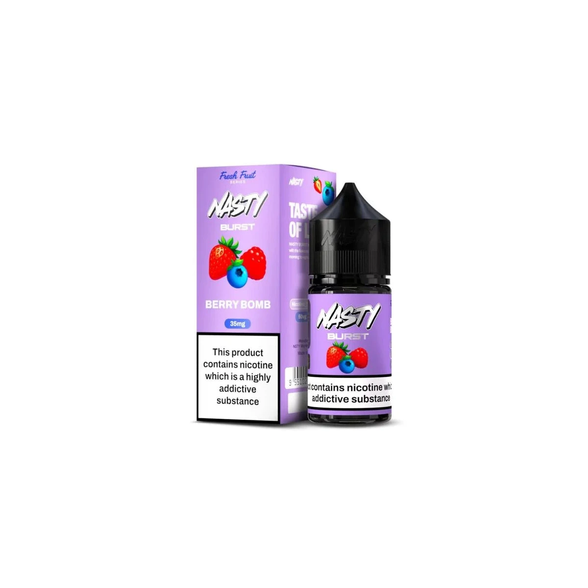 Nasty Burst 35mg Salt Nicotine E-Liquid for Pod Kits