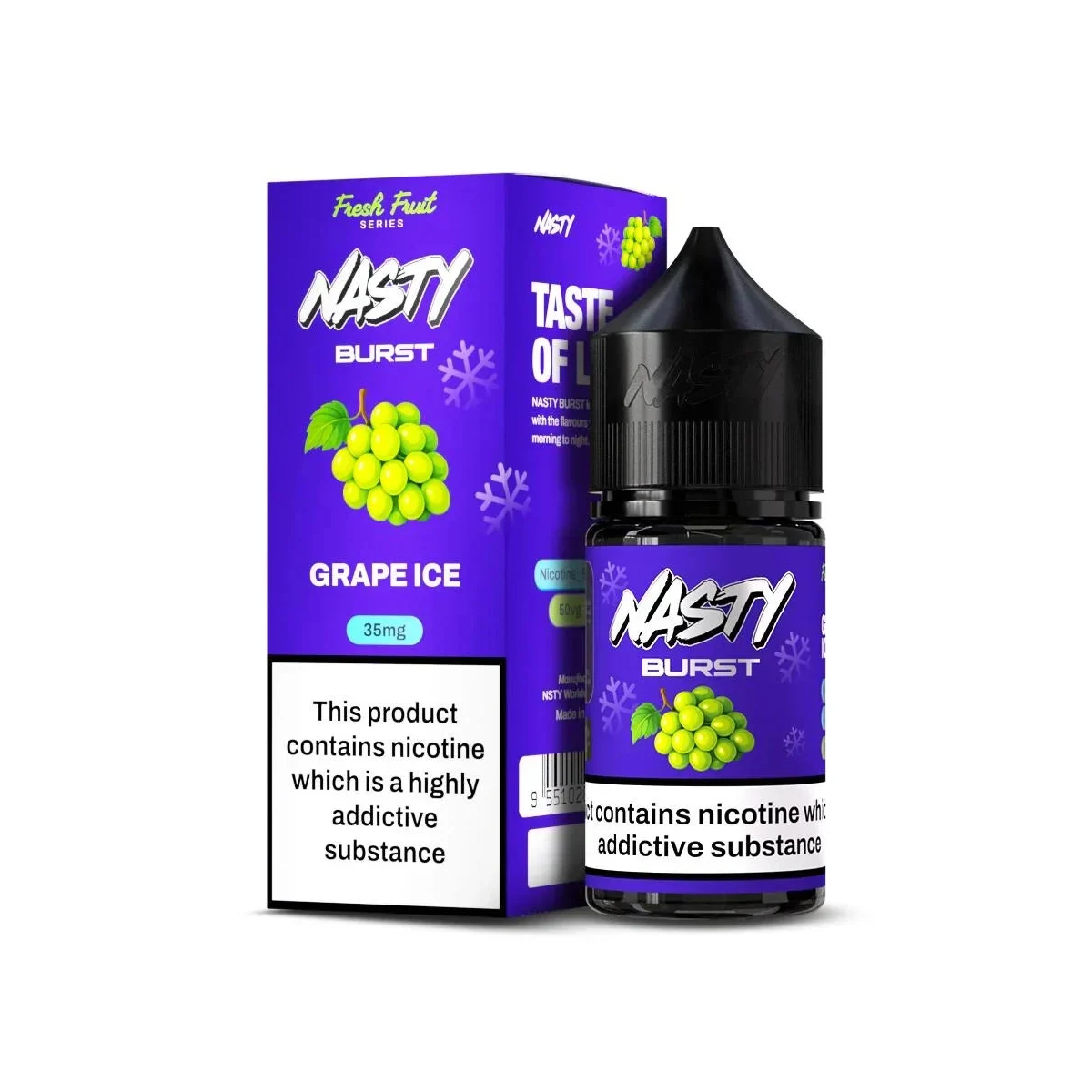 Nasty Burst 35mg Salt Nicotine E-Liquid for Pod Kits