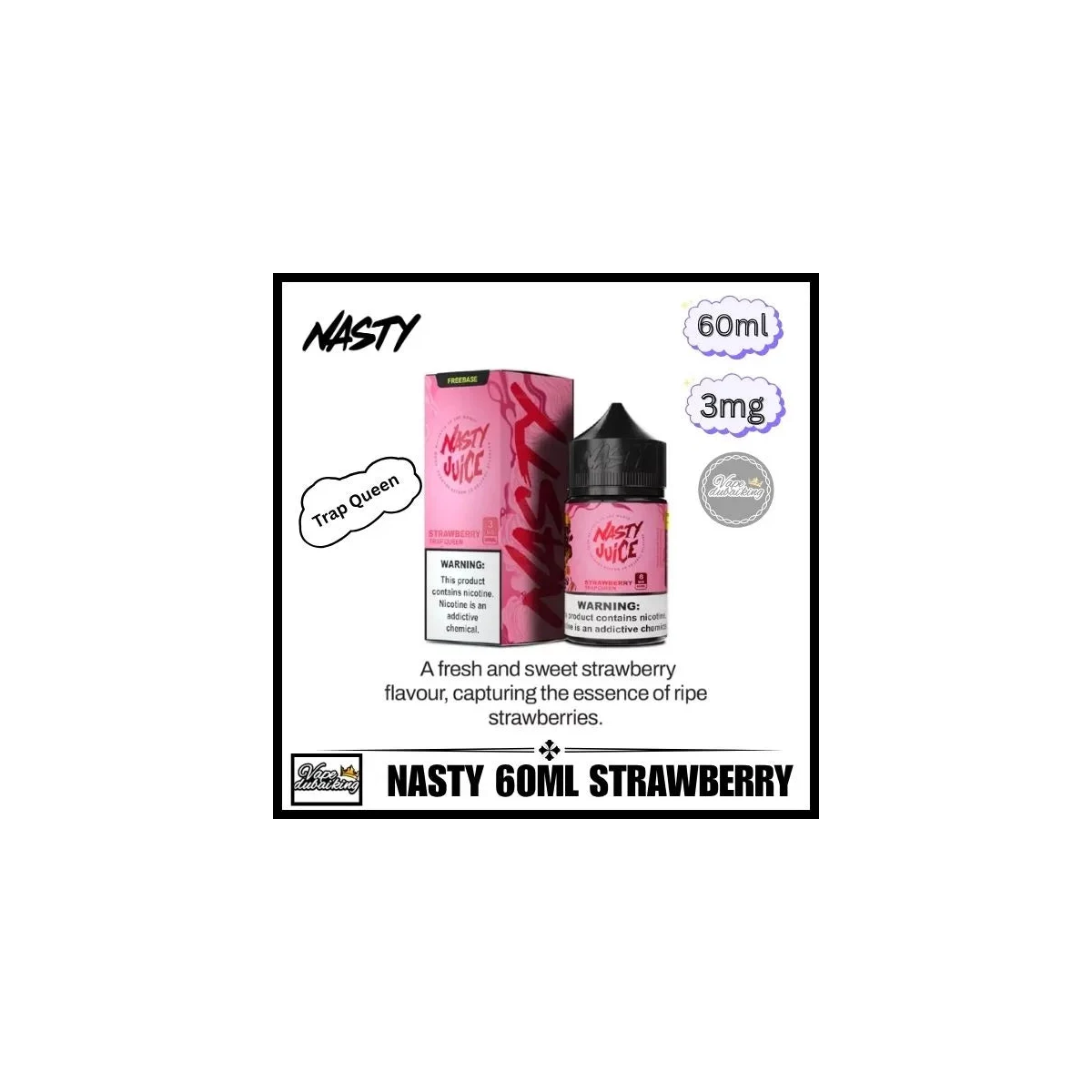 Nasty E-Liquid 60ml 3mg 70/30 Sub-Ohm Vape Juice