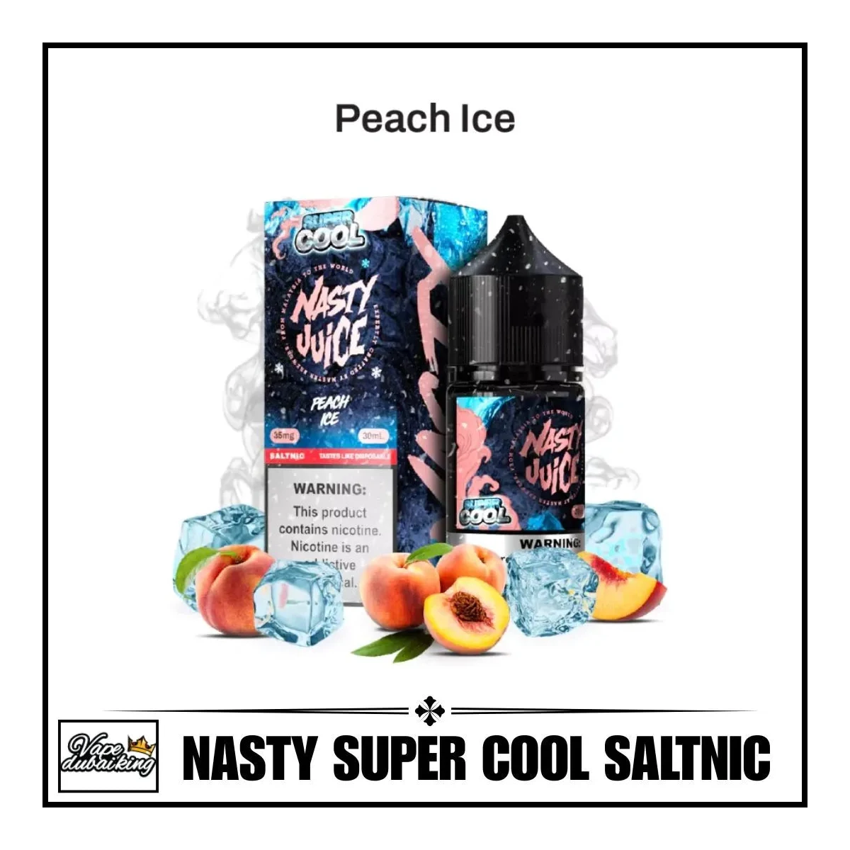 Nasty Super Cool 35mg Salt Nicotine E-Liquid, MTL Pods