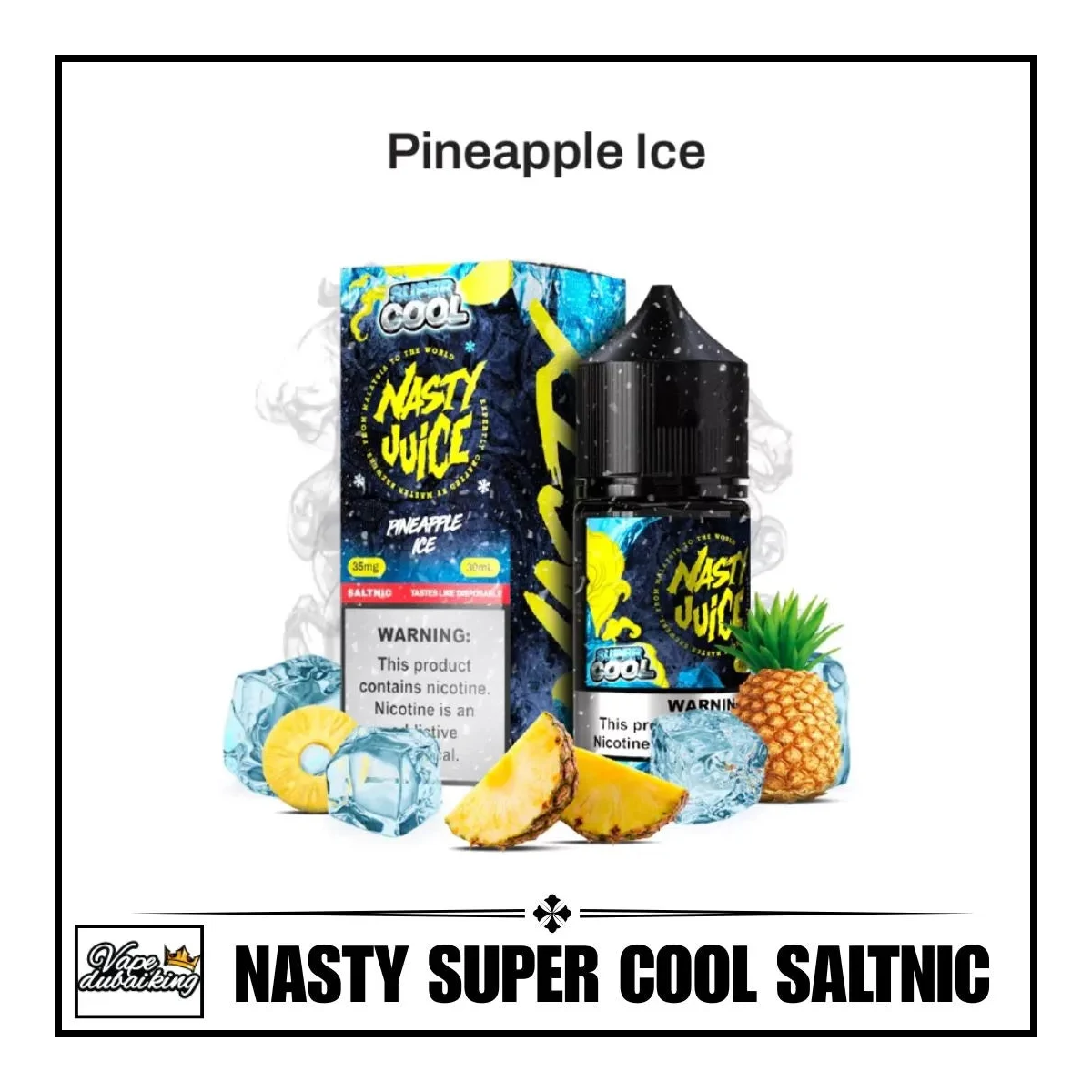 Nasty Super Cool 35mg Salt Nicotine E-Liquid, MTL Pods