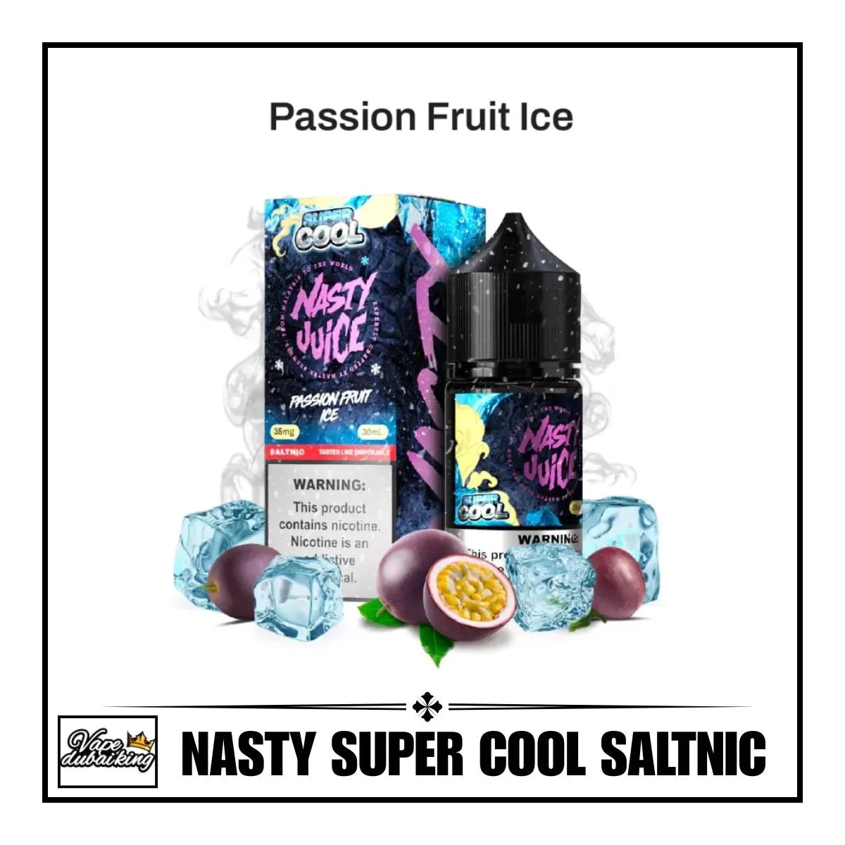 Nasty Super Cool 35mg Salt Nicotine E-Liquid, MTL Pods